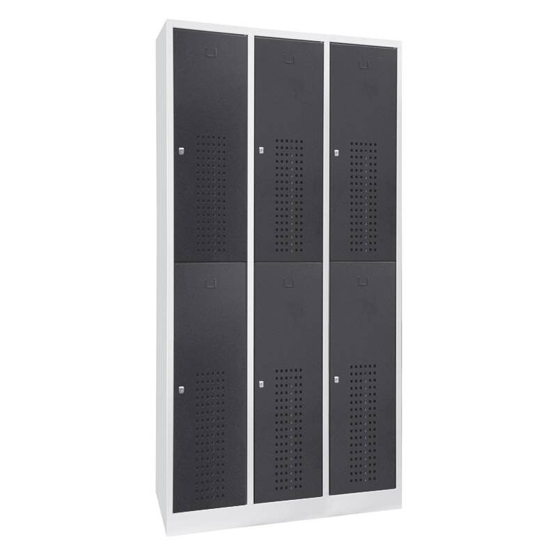 Wardrobe lockers, 6 half doors